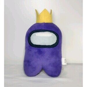 Toikido Among Us 7” Purple With Gold Crown Imposter Plush King